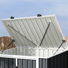 Outsunny - Abri pour bacs à ordures 5 pi x 3 pi pour 2 poubelles-Trois verrous à loquet pour plus de sécurité  
