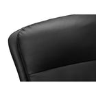 Monarch Specialties - 7323 Chaise de Bureau Ergonomique Aspect Cuir - Noir-6