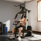Soozier - Équipement de gym à domicile, machine d'entraînement avec poids-Travaille les biceps, les jambes, l’abdomen, les épaules, les jambes et les fessiers – un entraînement complet du corps 