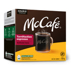 Capsules K-Cup de café Espresso de qualité supérieure McCafé - torréfaction foncée - paquet de 30-Qualité : les grains du café de torréfaction espresso McCafé proviennent de fermes certifiées rainforest alliance(mc), ce qui signifie qu’ils sont cultivés et cueillis dans le respect des êtres humaines, de la faune sauvage et de l’environnement