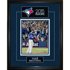 Jose Bautista 8x10 2015 Playoffs Game 5 ALDS Homerun Bat Flip - Impression encadree - 16" x 20"-Qualité supérieure - 8x10 framed