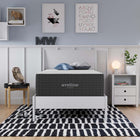 Modway - Aveline 14 po Mousse à mémoire de forme Matelas simple-Refroidissement de la ventilation à cellules ouvertes