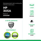 CIG - Cartouche de toner CE410A HP 305A remise à neuf - rendement standard - noir- Écologique : Remanufacturé à partir d'une cartouche HP originale recyclée