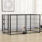PawHut - Parc à chiens robuste 6 panneaux pour chiens S/M - 59 po x 32 po -Parc pour chiots à 6 panneaux