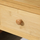 HOMCOM - Table d’appoint - bois naturel - lot de 2-Couleur : Naturel 