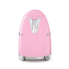 SMEG - Bouilloire électrique 50S au style rétro de 7 tasses - Rose-Ouverture douce du couvercle avec système "Soft Opening" et filtre anti-calcaire en acier inoxydable amovible et lavable.