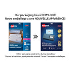 Avery - Étiquettes rectangulaires blaches avec Easy Peel, 1 po x 2-5/8 po, Paquet de 750 (5260)-30 étiquettes par feuille