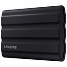 Samsung - T7 Shield 2To Disque SSD Portable - Noir-Lecture seq.: jusqu'à 1,050 MB/sec; ecriture seq.: jusqu'à 1,000MB/sec
