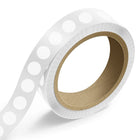 JAM Paper - Rouleaux d'étiquettes standard - éclatement - joint de 1 -875 pouce - film transparent brillant - 125 étiquettes/rouleau-Couleur : Film transparent | Faites ressortir votre courrier avec des étiquettes d'adresse d'expédition avec couche de film haute brillance (laminées).