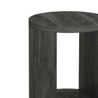 Manhattan Comfort - Table d’appoint contemporain Alure 20" - Charbon-Construction à panneaux épais pour une durabilité et une stabilité structurelle accrues