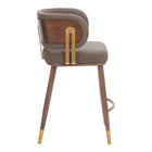 Zuo - Brew Tabouret de comptoir - Brun/Noyer-Dimensions: 21,5 po L x 21,5 po L x 35,0 po H
