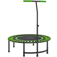 Soozier - Trampoline De Rebond 45 po - Mini Trampoline De Fitness À Élastiques-Poignée en forme de T réglable sur 5 niveaux offrant stabilité et contrôle aux utilisateurs de différentes tailles  