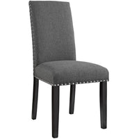 Modway - Parcel Restauration Tissu rembourré Fauteuil d’appoint - Gris-Chaise d’accent moderne