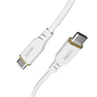 Amaze - Câble 4 pieds USB-C vers C - blanc-Recharge rapide 60 W : Convient aux téléphones et tablettes