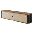 Modway - Fortitude 63 po fixé au mur Meuble TV, Noir noyer-6