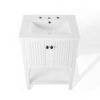 Modway - Steam 24" Vanette de salle de bain - Blanc blanc-9