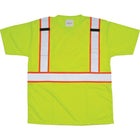 SCN Industrial - T-Shirts Conformes À La Csa, Polyester, Grand, Jaune Lime Haute Visibilité, paquet de 3-Couleur de base Jaune lime haute visibilité