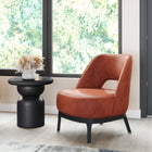 Zuo - Mistley Fauteuil d’appoint - Brun-Supporte jusqu'à 280 lb
