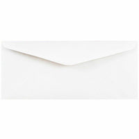 Jam Paper - Enveloppes commerciales n° 11, 4 1/2 po H x 10 3/8 po l, Blanches, Paquet de 100-Enveloppes blanches