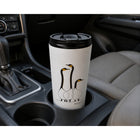Oscardo - Tasse de voyage avec motif artistique autochtone Friends de Benjamin Chee Chee-Acier inoxydable à double paroi - Tasse de voyage durable de 330 ml (11,2 oz) avec isolation à double paroi qui garde les boissons chaudes jusqu’à 5 heures et froides jusqu’à 12 heures