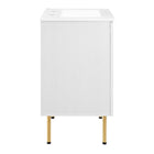 Modway - Chaucer 24" Vanette de salle de bain - Blanc blanc-9