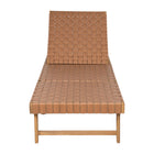 Zuo - Breath Chaise Lounge - Brun-Structure en bois d’acacia massif résistant aux intempéries avec tressage en rotin synthétique