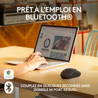 Logitech - M240 Silent Souris sans fil - Graphite-Moins de bruit, plus de concentration : Souris muette avec un bruit de clic réduit de 90 % et la même sensation, sans bruit et distraction pour vous et les autres personnes autour de vous (1)