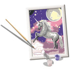 Ravensburger - CreArt Licorne Peinture par numéros-Les couleurs sèchent rapidement, sont à base d'eau, inodores et ne nécessitent pas de nettoyant pour pinceaux