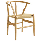 Modway - Amish 29" Chaise à manger - Naturel-Chaise à manger en bois d’orme