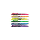 Pilot – Surligneurs FriXion Light effaçables, pointe biseautée, couleurs variées, paquet de 6-Pour surligner ce qu'il vous faut et annuler ce que vous voulez