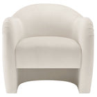 Modway - Compose Performance Velvet Chaise d’accent - Alabaste-Arrivée entièrement assemblée