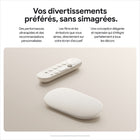 Google - Diffuseur TV (4K) - Porcelaine-Des performances acclamées, une diffusion facilitée: Grâce à un processeur 22 % plus rapide et à deux fois plus de mémoire que la génération précédente, parcourez facilement le contenu et les applis