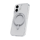 TUFF8 - Étui Glide360 Mag Transparent iPhone 17-Support rotatif à 360° : intégré, pivote à plusieurs angles pour un usage mains libres