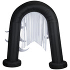 GEMMY - Arche lumineuse gonflable d'Halloween avec fantômes - 272 cm x 251 cm-Comprend des piquets et des attaches