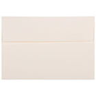 JAM Paper - Enveloppes d'invitation A8 Strathmore - 5,5 po x 8,125 po - vergé blanc naturel - paquet de 50 (75134I)-Enveloppes en papier vergé blanc naturel