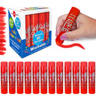 Kwik Stix - TPG60020-2 Bâtons de peinture à la tempera solide - paquet de couleur unique - rouge - 12 par paquet - 2 paquets-5