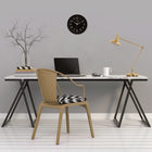 Swingline - Horloges Murale, Noir-Mouvement silencieux à quartz pour éviter les tic-tacs. Idéal pour un environnement de bureau