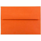 JAM Paper - Ensemble de papeterie recyclée 25 cartes blanches et 25 enveloppes A7 - Brite Hue Orange - ensemble de 25-Taille : A7 (5,25 x 7,25 pouces)