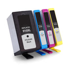 Staples - Cartouche d’encre 3YL65AN/3YL62AN/3YL63AN/3YL64AN HP 910XL remise à neuf - rendement élevé - noir/cyan/magenta/jaune - paquet de 4-Compatible avec: HP OfficeJet 8010; OfficeJet Pro 8018, 8020, 8022, 8025, 8028, 8035 (HP 910XL)