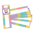 TREND enterprises, Inc - plaques signalétiques, thème empreintes de Rayures joyeuses - 7,3 x 24,1 cm - paquet de 36-Également idéal pour une utilisation comme étiquettes, étiquettes de casier et laissez-passer pour le hall. Taille idéale pour les murs de mots