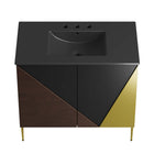 Modway - Alchemist 36" Vanette de salle de bain - Noir noir-8