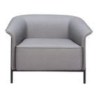 Zuo - Burry Fauteuil d’appoint - Gris ardoise-Polyester doux et chaleureux