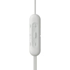 Sony - Écouteurs intra-auriculaires sans fil WIC100 - blanc-Boutons magnétiques faciles à transporter