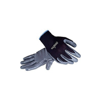 Zenith Safety – Gants de nylon noir enduits de nitrile, taille 8, 60/paquet-Gants de couleur noire avec paume grise d’une longue durée de vie et camouflant la saleté