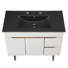 Modway - Harvest 36" Vanette de salle de bain - Gris Noir-8