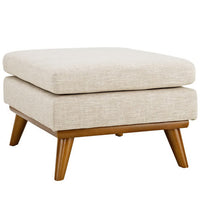 Modway - Engage Tissu rembourré Ottoman - Beige-Ottoman rembourré