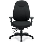 Global - Fauteuil à basculements multiples à dossier moyen avec Schukra ObusForme Comfort - Noir-Augmentez ou réduisez la tension selon le poids de votre corps pour basculer confortablement sans pousser fortement, réduisant la fatigue musculaire