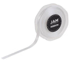 JAM Paper - Ruban de satin double face - 3/8" de large x 25 m - Blanc-Couleur: Blanc