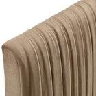 Modway - Eloise Velours de performance résistant aux taches Tête de lit King, Taupe-7
