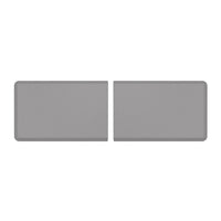 WeatherTech - Tapis d'extrémité anti-fatigue ComfortMat Connect - Fibre de carbone - Gris - Paquet de 2-Chaque pièce d’extrémité a une longueur de 3 pi. Assemblez-en deux pour obtenir un ComfortMat Connect de 6 pi!